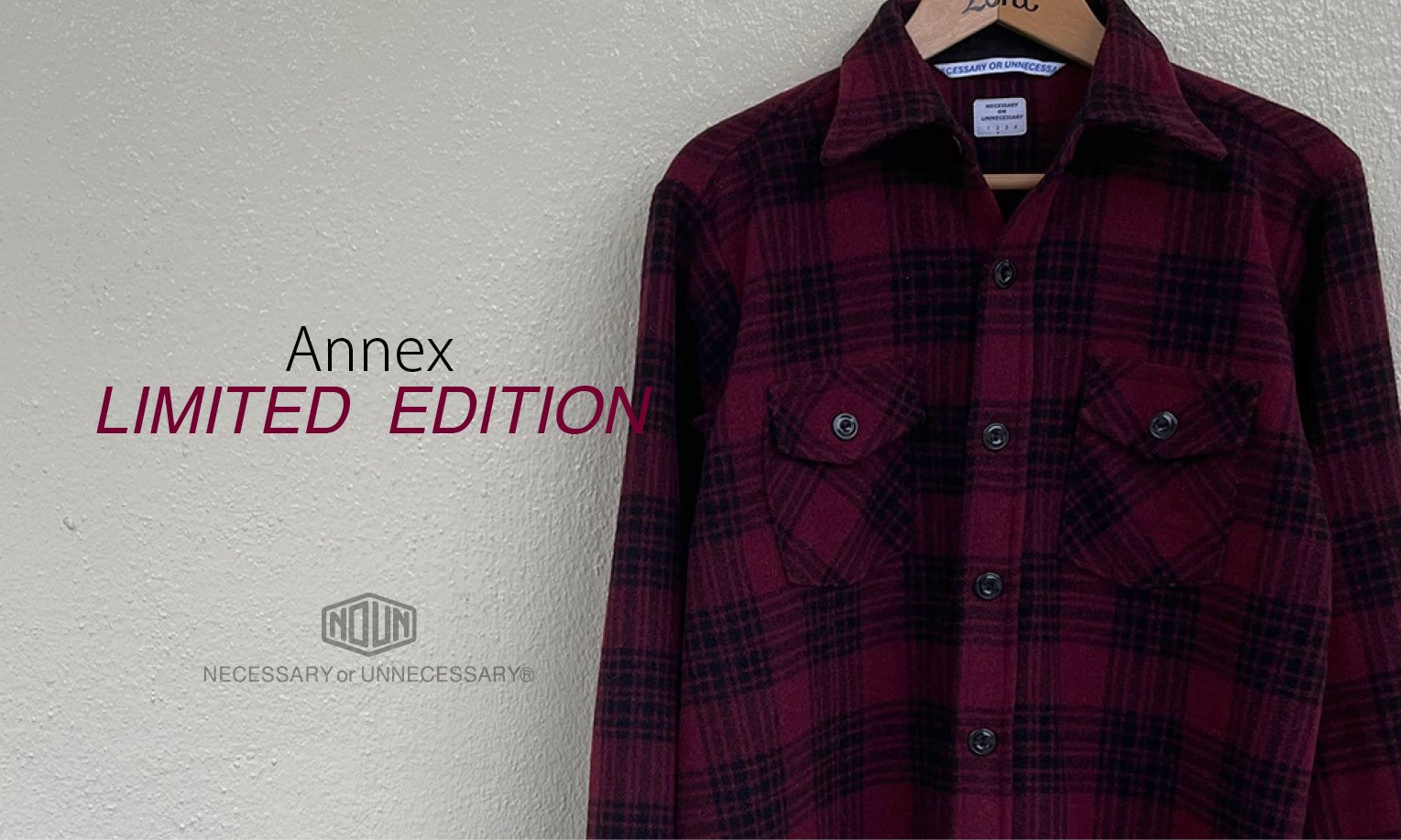 COUNTRY SHIRT Annex L.T.D. necessary or unnecessary / ネセサリーオアアンネセサリー